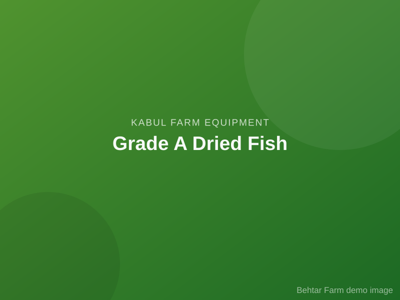 Grade A Dried Fish