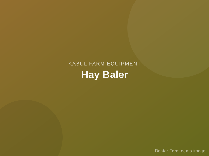 Hay Baler