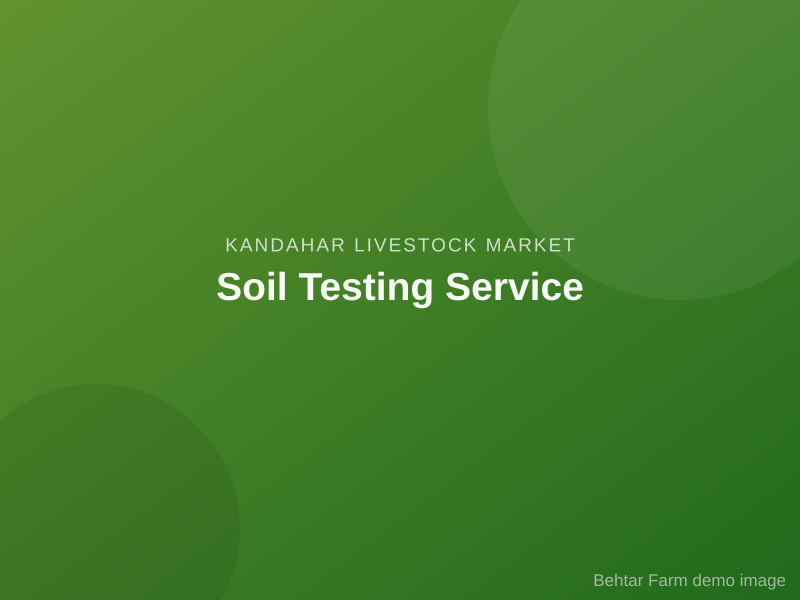 Soil Testing Service
